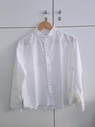 Biała koszula Zara ze stójką (grandad collar) 