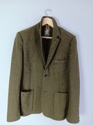 Nowa Wełniana Marynarka Timberland  S Olive Sygnowana