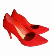 Szpilki czerwone, róż.36, stan dobry