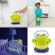 Bright Starts Projektor lampka żabka muzyka