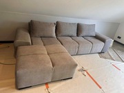 Nowa, szara kanapa/narożnik z funkcją spania