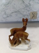 Figurka porcelanowa -dwie sarny