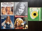 Dalida, 5 singli, muzyka francuska, lata 60+