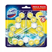Domestos Power 5 Zawieszka Do Toalet 3x55gKostka toaletowa Domestos Power 5