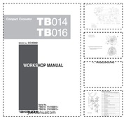 Takeuchi TB014 TB016 Service Manual Instrukcja serwisowa naprawcza