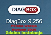 DIAGBOX 9.256 PL -STYCZEŃ 2026, Bez VM - Samodzielna Instalacja