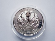 10 Dolarów KRAKEN 2oz, 2020, 2 uncje Ag 999
