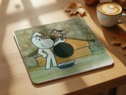 Reksio PRL retro prezent polskie bajki dobranocka podkładka pod mysz 