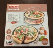 ZENKER ZESTAW 3 BLACH DO PIECZENIA ZE STOJAKIEM