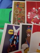 POLSKI PLAKAT CYRKOWY KOMPLET 9 szt PRL 1970 karta pocztówka nr 1867