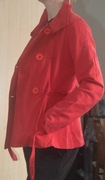 Czerwony krótki płaszczyk rozm.38