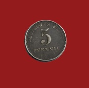 Moneta 5 fenigów 1917, Niemcy