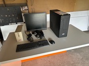 Komputer do biura sklepu zestaw monitor klawiatura mysz ups