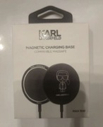 Ładowarka indukcyjna KARL LAGERFELD KLCBMSIKBK 15W Czarny MagSafe
