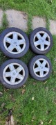4 koła alu Renault 15" 4x100 185/55R15 opony zima