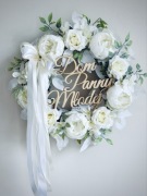 Wianek Dom Panny Młodej /Pana Młodego Ślub Wesele dekoracja