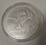 Icons Of Inspiration Ikony Inspiracji  Wiliam Szekspir 2024 1oz srebro