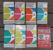 Mapy krajoznawcze PRL Polmozbyt lata 70/80 motoryzacja
