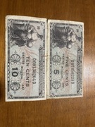 Pieniądz zastępczy US MPC  5 Cents, 10 Cents