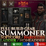 Diablo 2 Resurrected Summoner Warlock ENDGAME ZESTAW NONLADDER D2R 