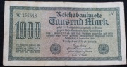 " Ros. 75a 1000 Mark 15.9.1922  (6 cyfr)  ....od 3,99 "