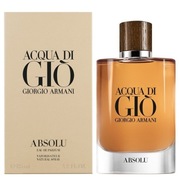 Giorgio Armani ACQUA DI GIO ABSOLU EDP 125ml nowe 100% ORYGINAŁ! +2x próbki