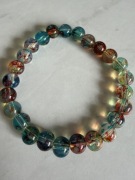 Bransoletka szklana 8 mm – wielokolorowa