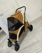 Transporter dla psa/ dziecka xxl musztardowy pawhut