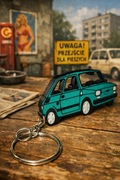 Brelok v2.0 Fiat 126p – kultowy klasyk PRL w 25 kolorach do wyboru. 