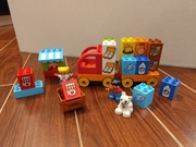 4 zestawy LEGO Duplo 10818, 10811, 10814, 1808