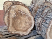 Plaster Drewna Orzech Włoski 63/53/8 cm Blat Stolik Żywica DIY