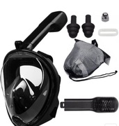 MASKA DO NURKOWANIA PŁYWANIA L/XL PEŁNOTWARZOWA Z RURKĄ NIE PARUJE DS02