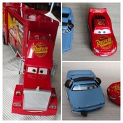 Auta/Cars Maniek/Mack transporter - tor wyścigowy + Gratis! Mattel FPK72