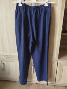 Damskie spodnie materiałowe w kolorze granatowym L