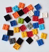 LEGO 3022, płytka 2x2 .Cena za 3 sztuki 