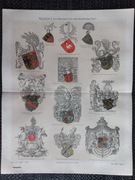 Wappen I - duża chromolitografia 1897 r
