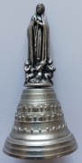 Dzwonek metalowy z Fatimy - Portugalia fi 3,6 cm h 7,2 cm