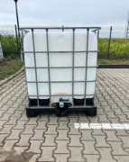 Mauzer z zaworem 1m3, beczka, jak nowe w kratownicy, deszczówka, paliwo