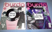 Burda Vintage 3/2016 i 4/2015 wykroje nie rozszyte, krawiectwo, szycie moda