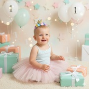 Opaska na głowę urodzinowa ,Opaska jednorożec ,opaska na głowę niemowlęcia