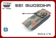 Model z druku 3D 2S1 Goździk 1/72