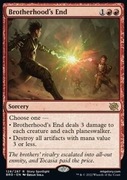 Karta MTG Brotherhood's End, foil