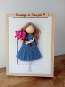 Dzień nauczyciela makrama pamiątka 