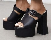 Miękkie skórzane sandały gladiatorki r.37