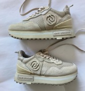 Liu Jo maxi wonder skóra naturalna 37 sneakersy beż