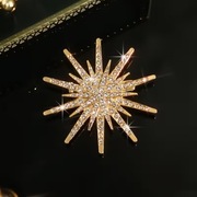 Modna Broszka z Kryształkami w Kształcie Gwiazdy Przypinka Elegancka GIFT Z