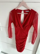 Sukienka katniss czerwona mini XS