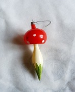 Bombka duży muchomor PRL 