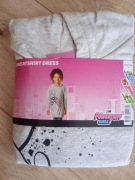 Dresowa sukienka dziewczęca Atomówki rozmiar 122/128