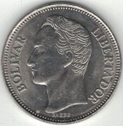 Wenezuela 1 bolivar 1990 - 23 mm - nr 2